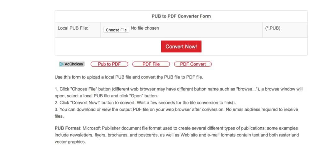 How to convert pdf to publisher